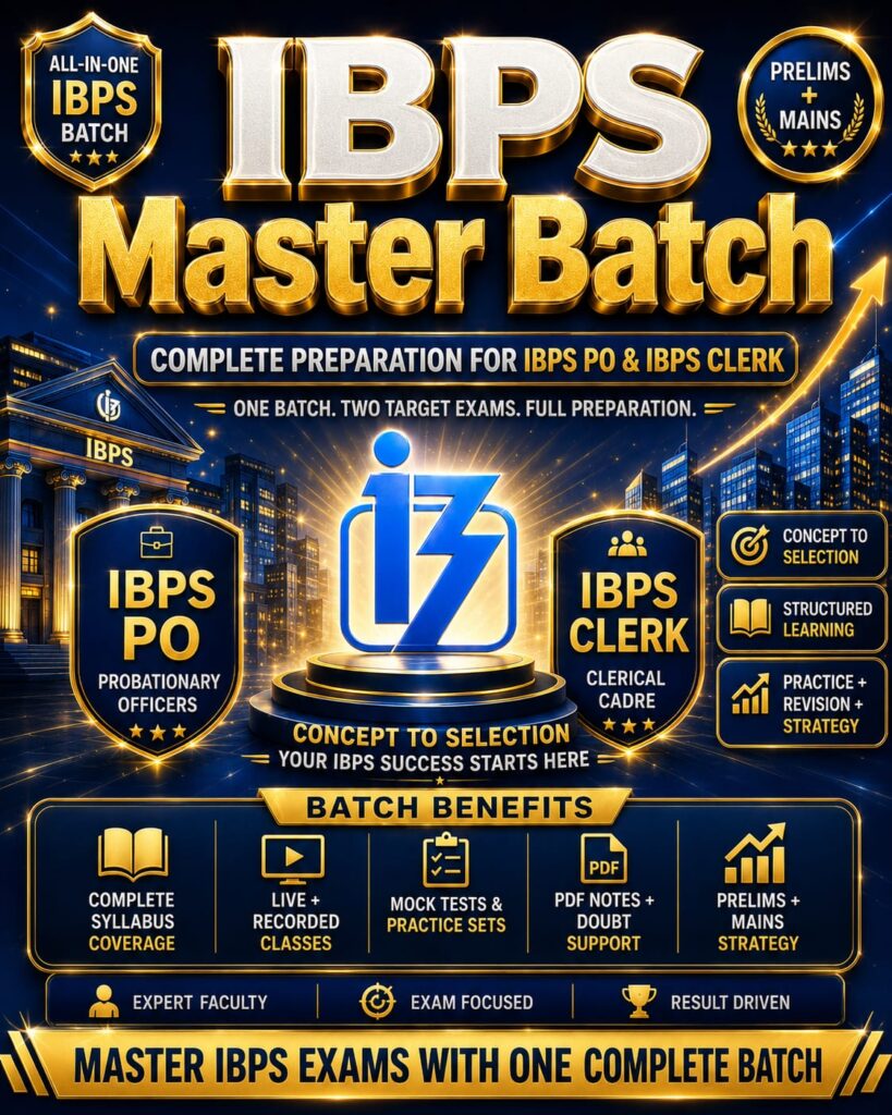IBPS MASTER BATCH