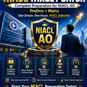 NIACL AO TARGET BATCH
