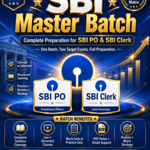 SBI MASTER BATCH