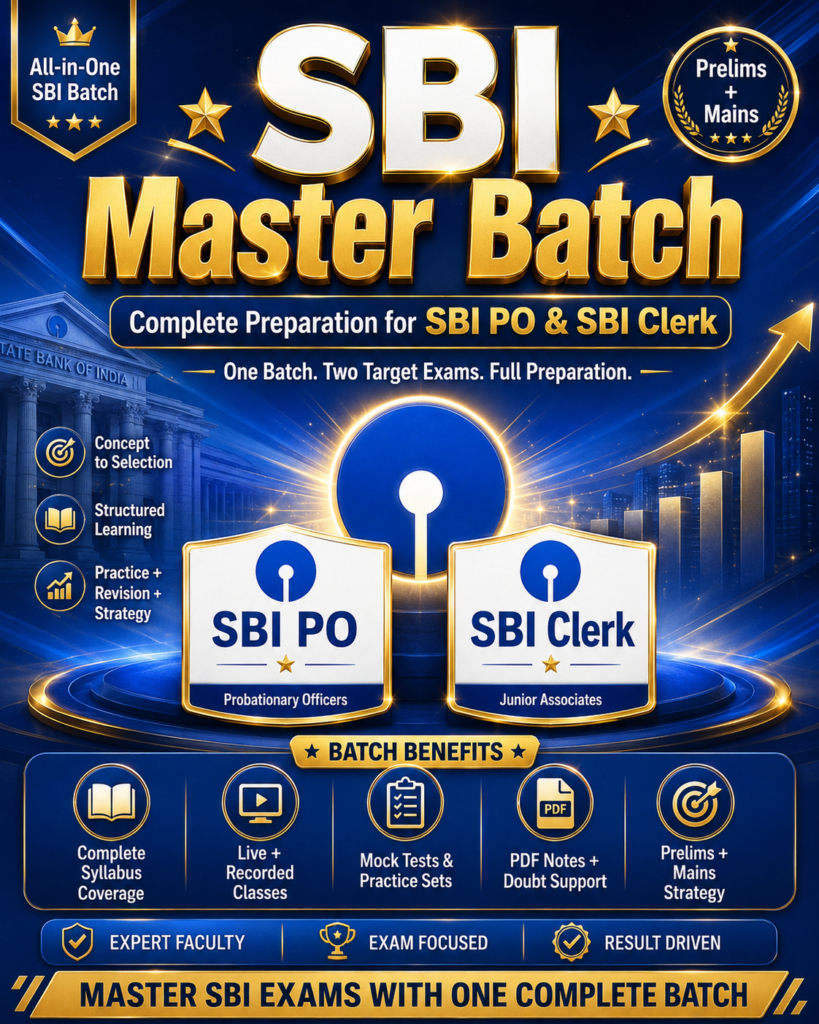 SBI MASTER BATCH