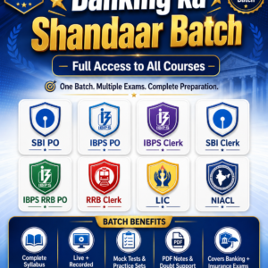 BANKING KA SHANDHAAR BATCH
